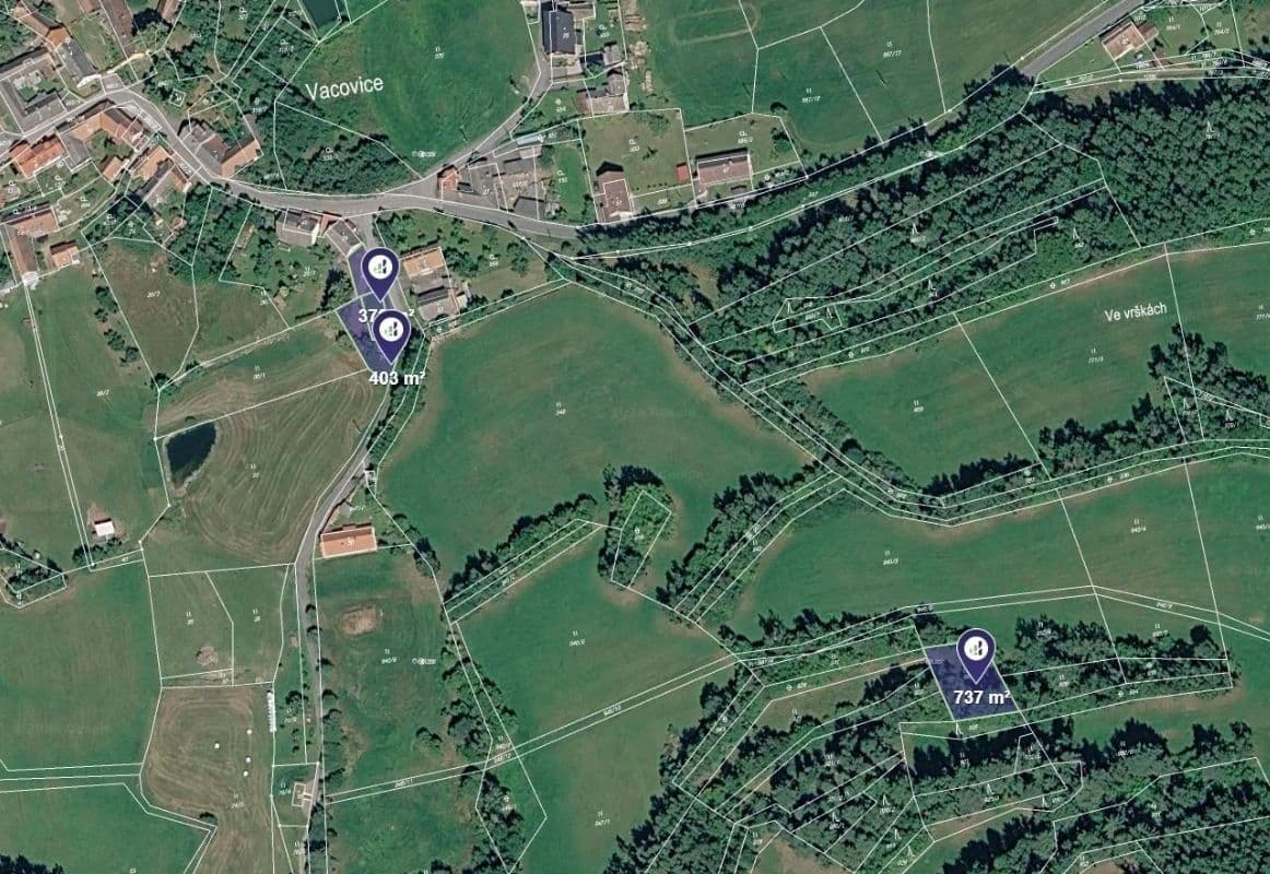 plot for sale, 2,470 m², Vacovice, Jihočeský Region plot for sale, 2,470 m², Vacovice, Jihočeský Region