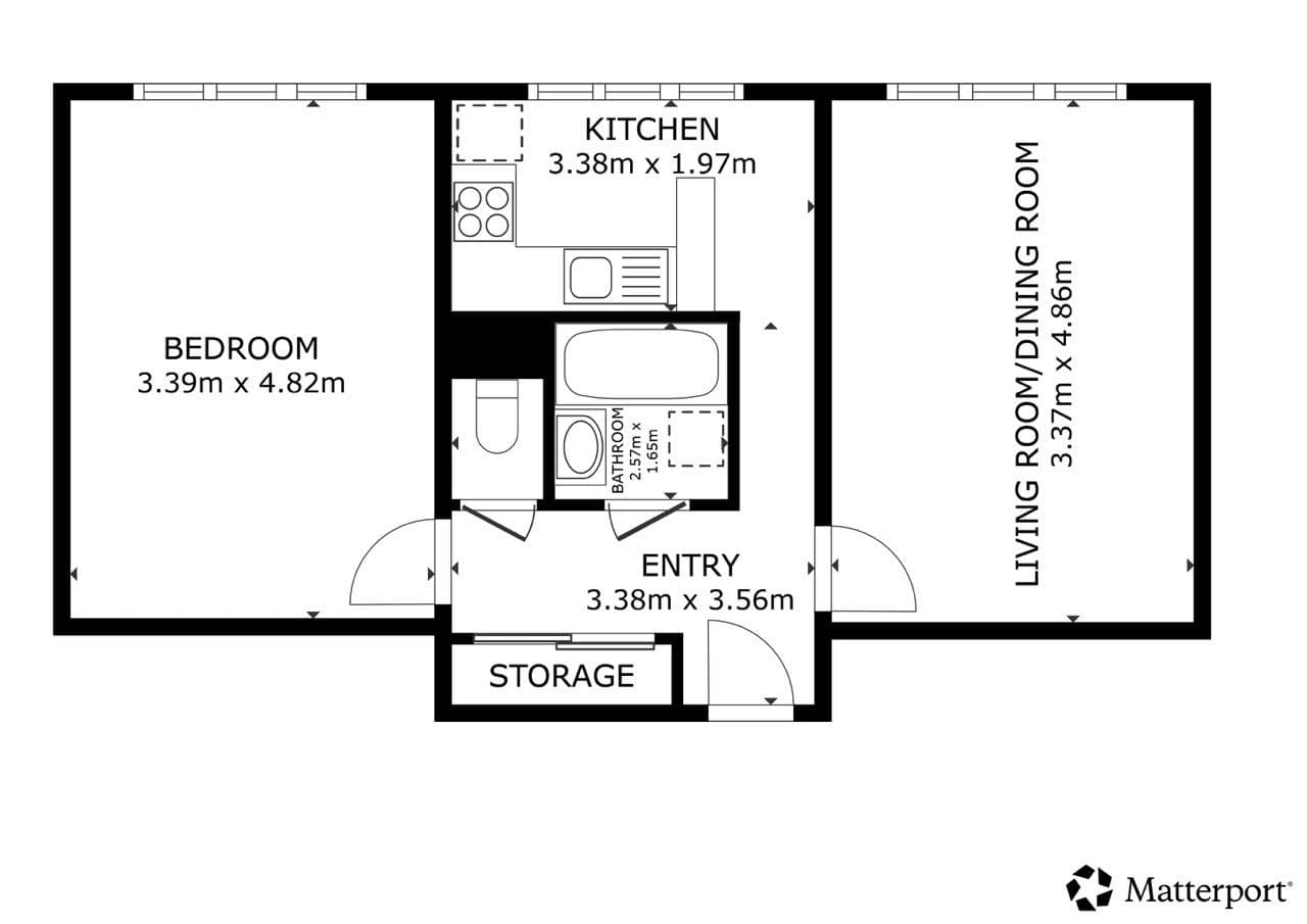 2 bedroom flat to rent, 51 m², Sečská, Prague, Prague 2 bedroom flat to rent, 51 m², Sečská, Prague, Prague