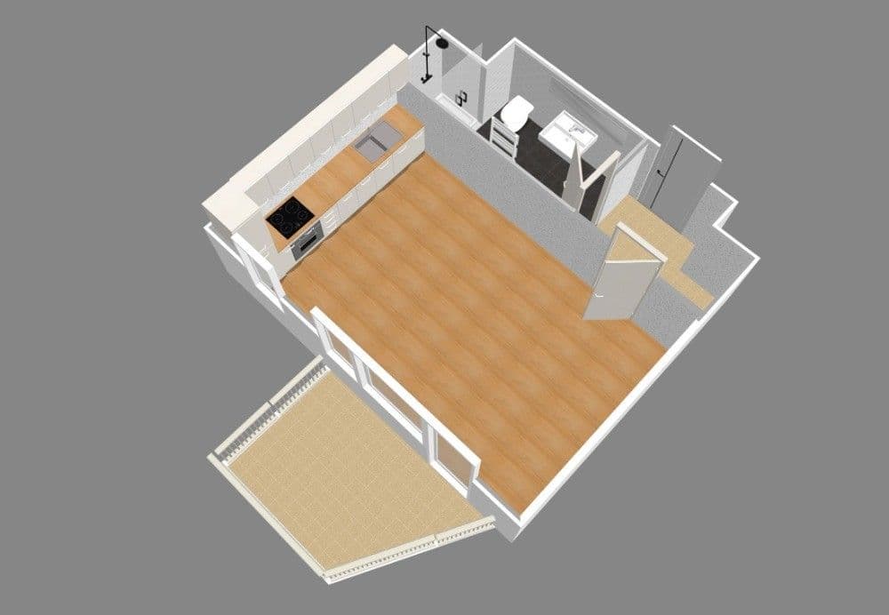 Studio flat to rent, 30 m², Kbelská, Prague, Prague Studio flat to rent, 30 m², Kbelská, Prague, Prague