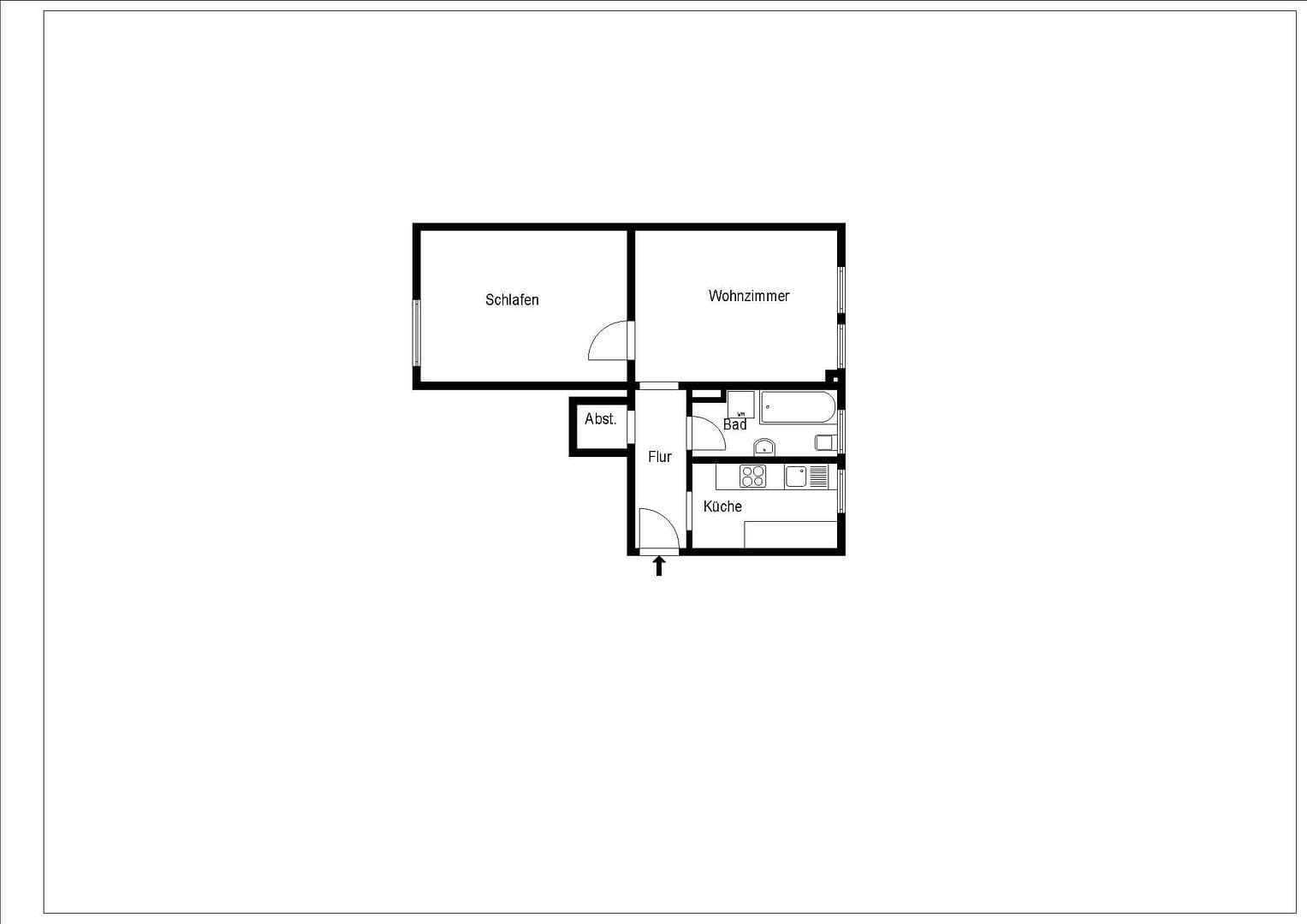 2 bedroom flat for sale, 49 m², Deisenhofenerstraße 102, München, Bavaria 2 bedroom flat for sale, 49 m², Deisenhofenerstraße 102, München, Bavaria