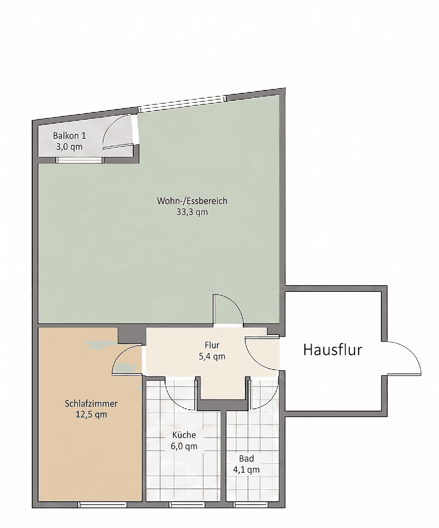 1 bedroom with open-plan kitchen flat for sale, 62 m², Berlin, Berlin 1 bedroom with open-plan kitchen flat for sale, 62 m², Berlin, Berlin