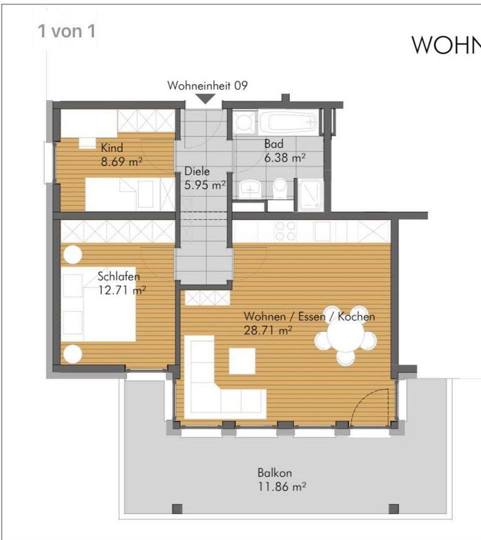 3 bedroom flat to rent, 76 m², Usastraße 22, Bad Nauheim, Hesse 3 bedroom flat to rent, 76 m², Usastraße 22, Bad Nauheim, Hesse