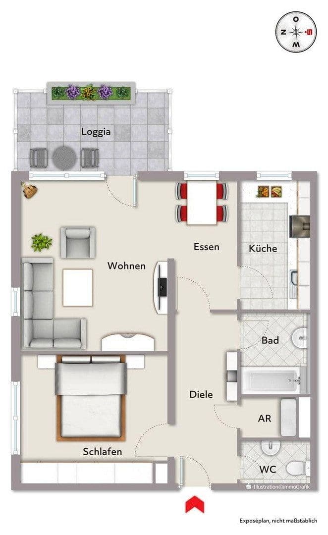 1 bedroom with open-plan kitchen flat to rent, 64 m², Leonberg, Baden-Württemberg 1 bedroom with open-plan kitchen flat to rent, 64 m², Leonberg, Baden-Württemberg