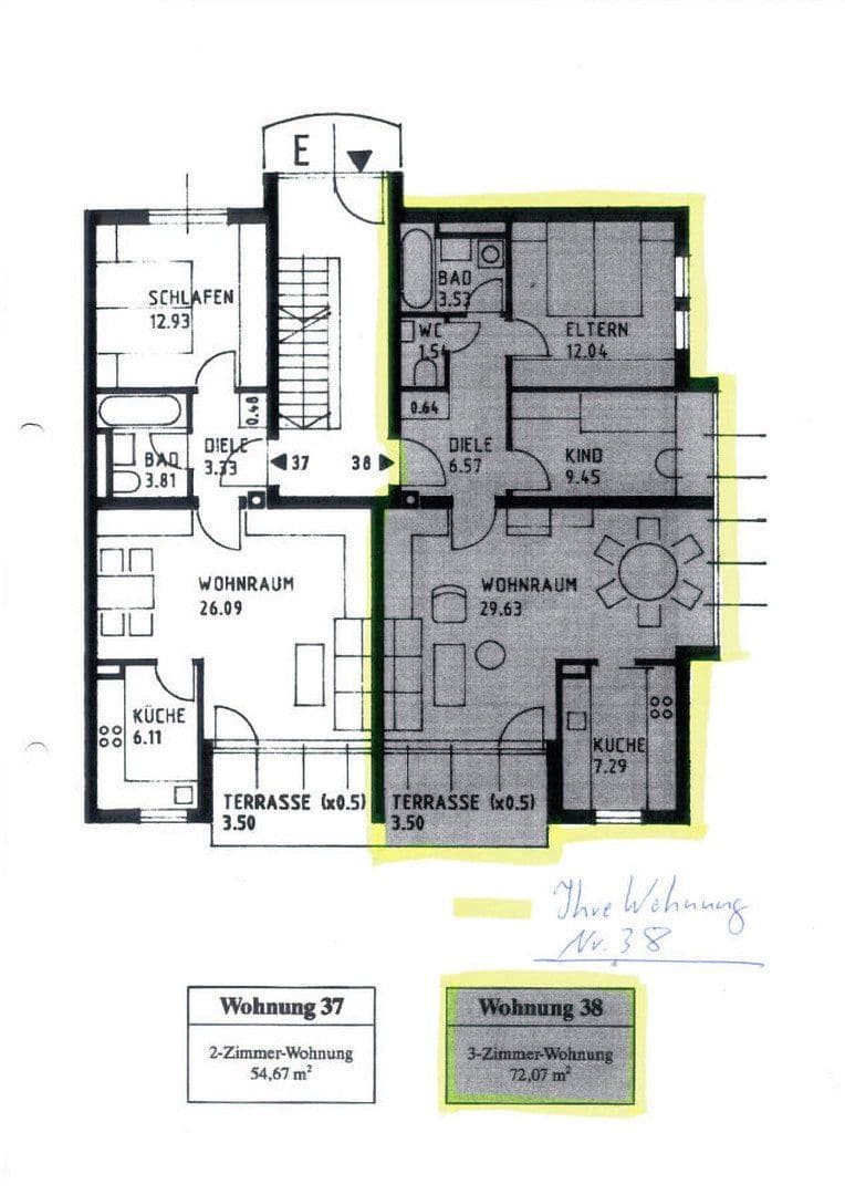 3 bedroom flat for sale, 72 m², Adejeweg, Unterhaching, Bavaria 3 bedroom flat for sale, 72 m², Adejeweg, Unterhaching, Bavaria
