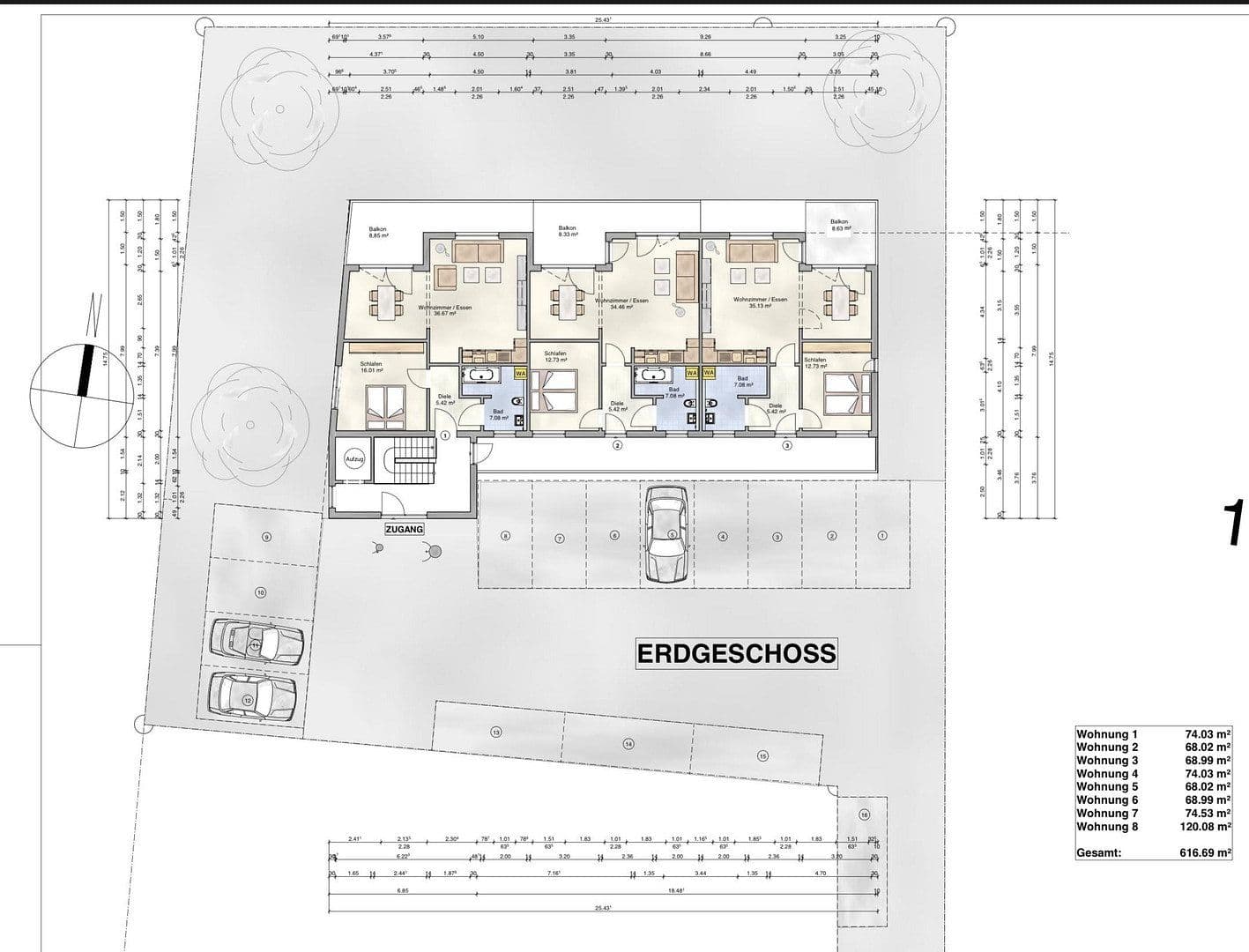 1 bedroom with open-plan kitchen flat for sale, 70 m², Uffenheim, Bavaria 1 bedroom with open-plan kitchen flat for sale, 70 m², Uffenheim, Bavaria