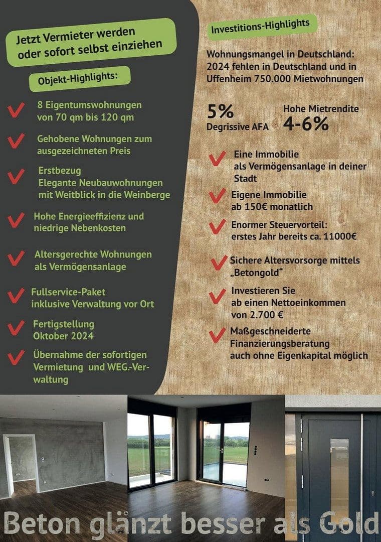 1 bedroom with open-plan kitchen flat for sale, 70 m², Uffenheim, Bavaria 1 bedroom with open-plan kitchen flat for sale, 70 m², Uffenheim, Bavaria