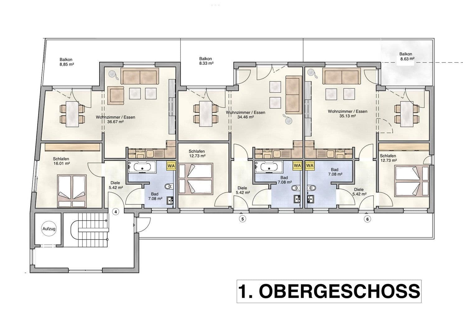 1 bedroom with open-plan kitchen flat for sale, 70 m², Uffenheim, Bavaria 1 bedroom with open-plan kitchen flat for sale, 70 m², Uffenheim, Bavaria