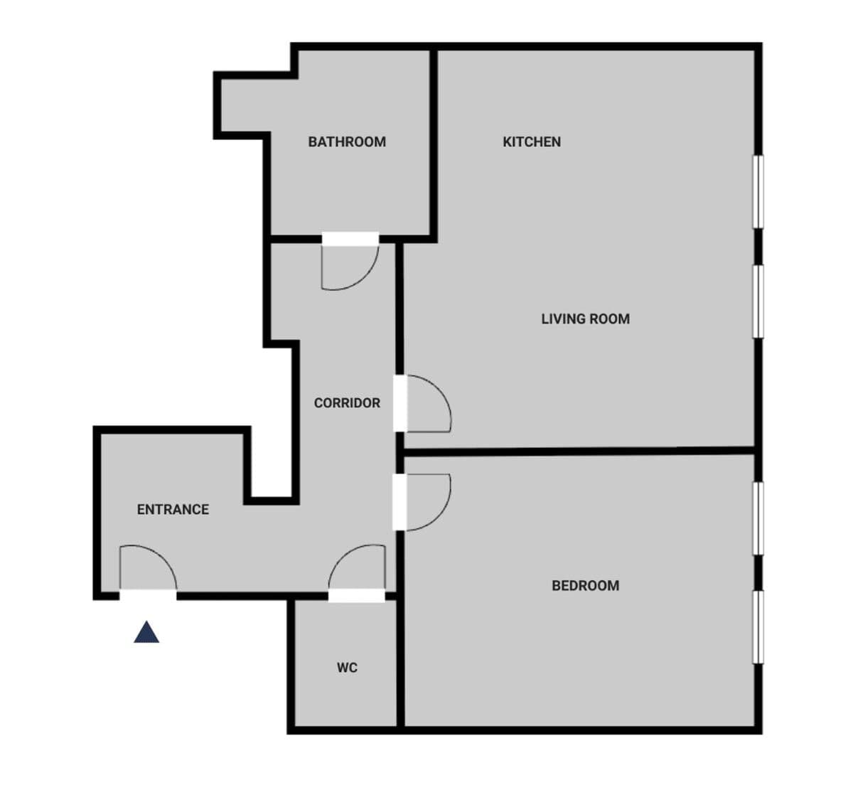 flat to rent, 51 m², Plzeňská, Prague, Prague flat to rent, 51 m², Plzeňská, Prague, Prague