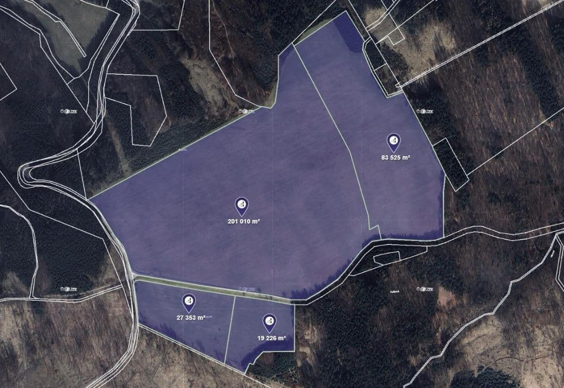plot for sale, 12,988 m², Bojkovice, Zlínský Region plot for sale, 12,988 m², Bojkovice, Zlínský Region