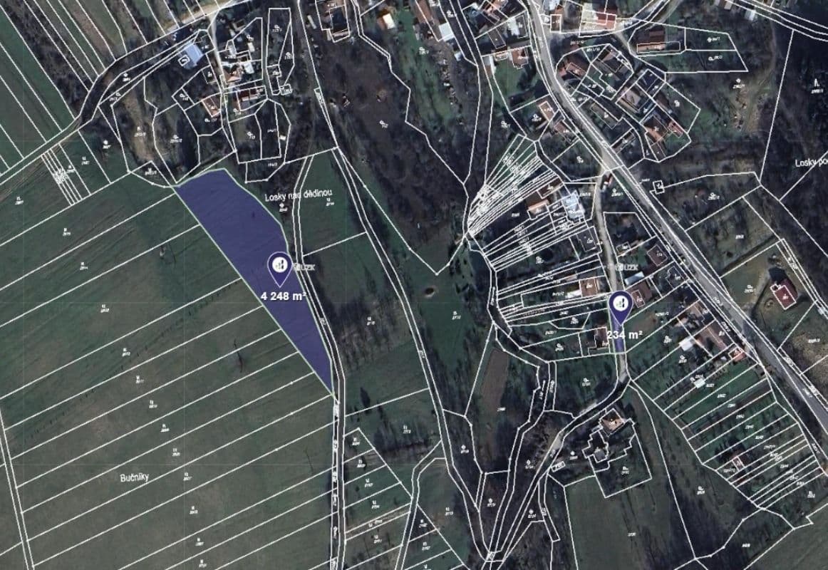 plot for sale, 12,988 m², Bojkovice, Zlínský Region plot for sale, 12,988 m², Bojkovice, Zlínský Region