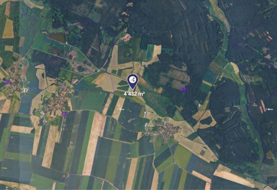 plot for sale, 4,432 m², Borkovice, Jihočeský Region plot for sale, 4,432 m², Borkovice, Jihočeský Region