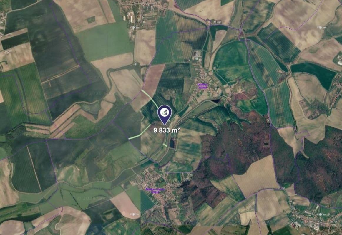 plot for sale, 9,833 m², Dražůvky, Jihomoravský Region plot for sale, 9,833 m², Dražůvky, Jihomoravský Region