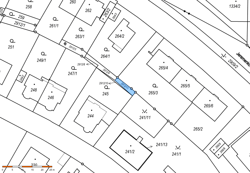 plot for sale, 26 m², Jeremenkova, Prague, Prague plot for sale, 26 m², Jeremenkova, Prague, Prague