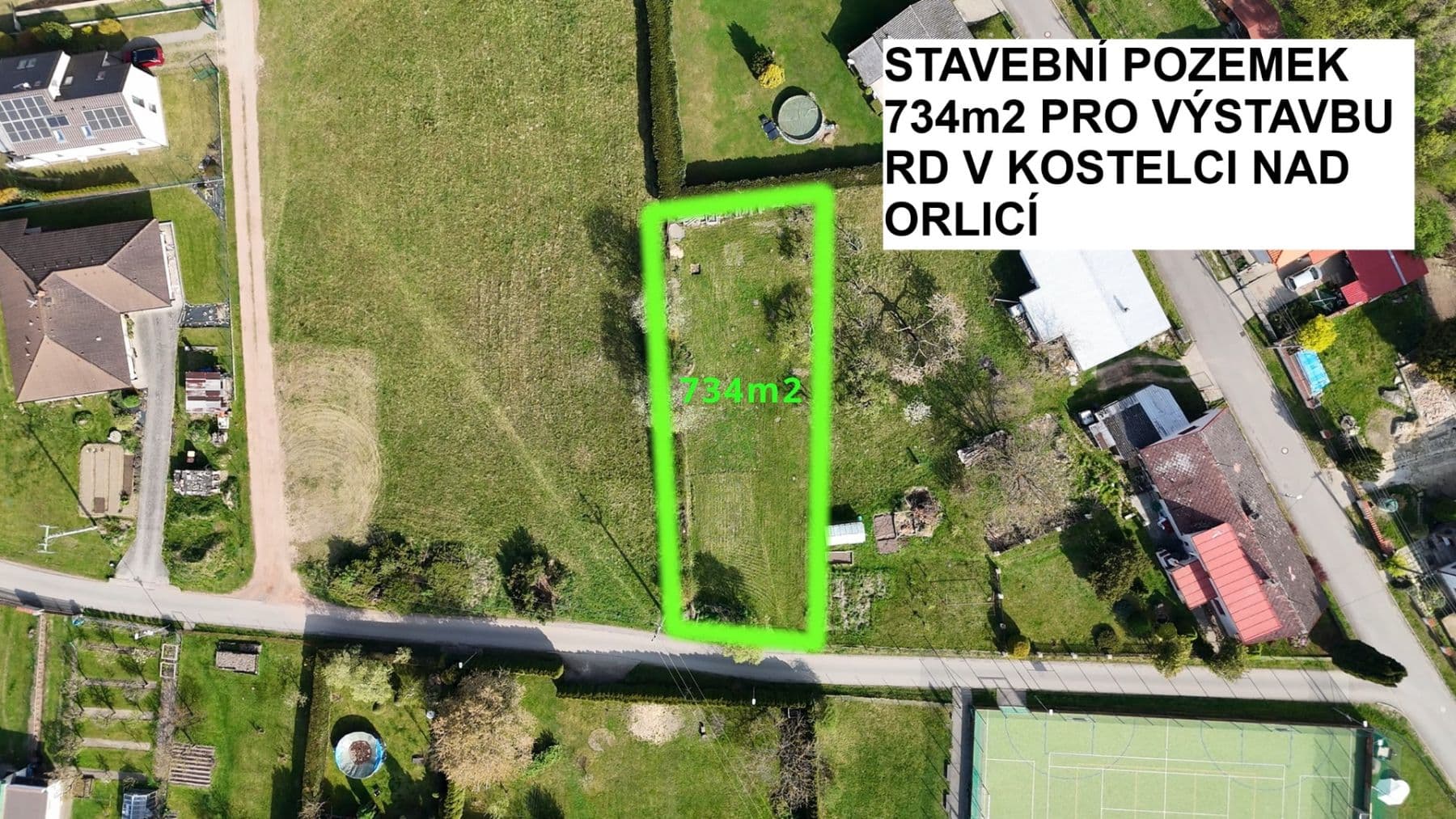 plot for sale, 734 m², Školní, Kostelec nad Orlicí, Královéhradecký Region plot for sale, 734 m², Školní, Kostelec nad Orlicí, Královéhradecký Region