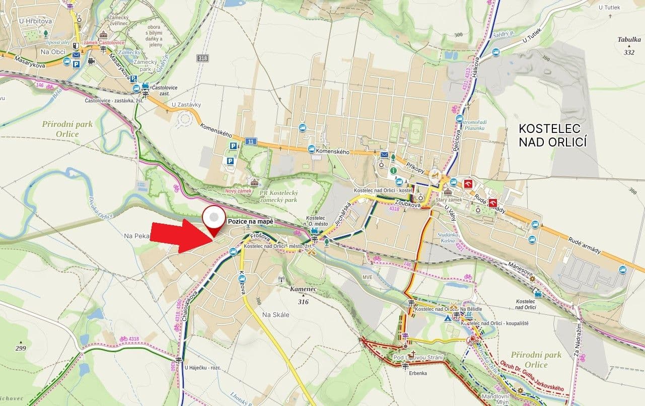 plot for sale, 734 m², Školní, Kostelec nad Orlicí, Královéhradecký Region plot for sale, 734 m², Školní, Kostelec nad Orlicí, Královéhradecký Region