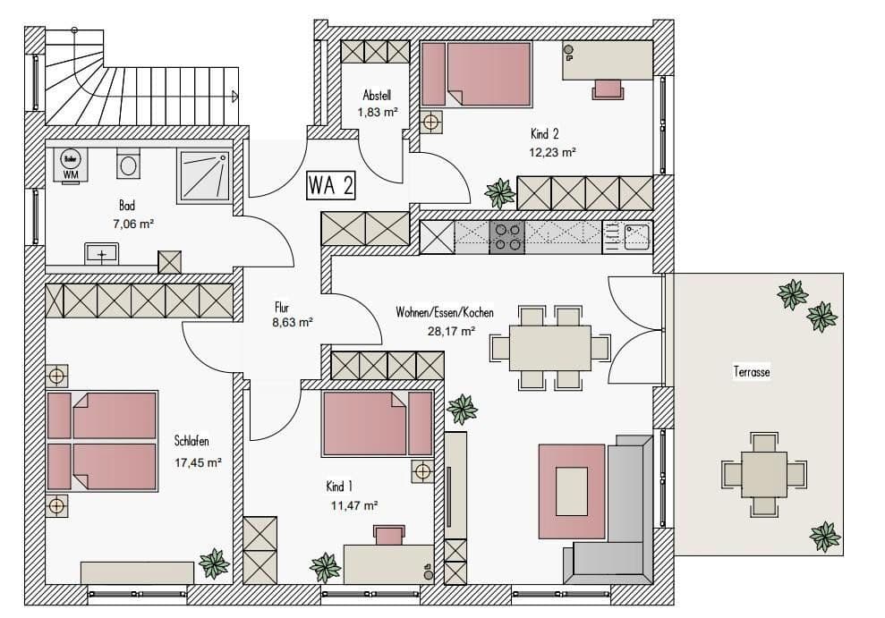 4 bedroom flat to rent, 95 m², An der Schwefelquelle 2, Schwandorf, Bavaria 4 bedroom flat to rent, 95 m², An der Schwefelquelle 2, Schwandorf, Bavaria