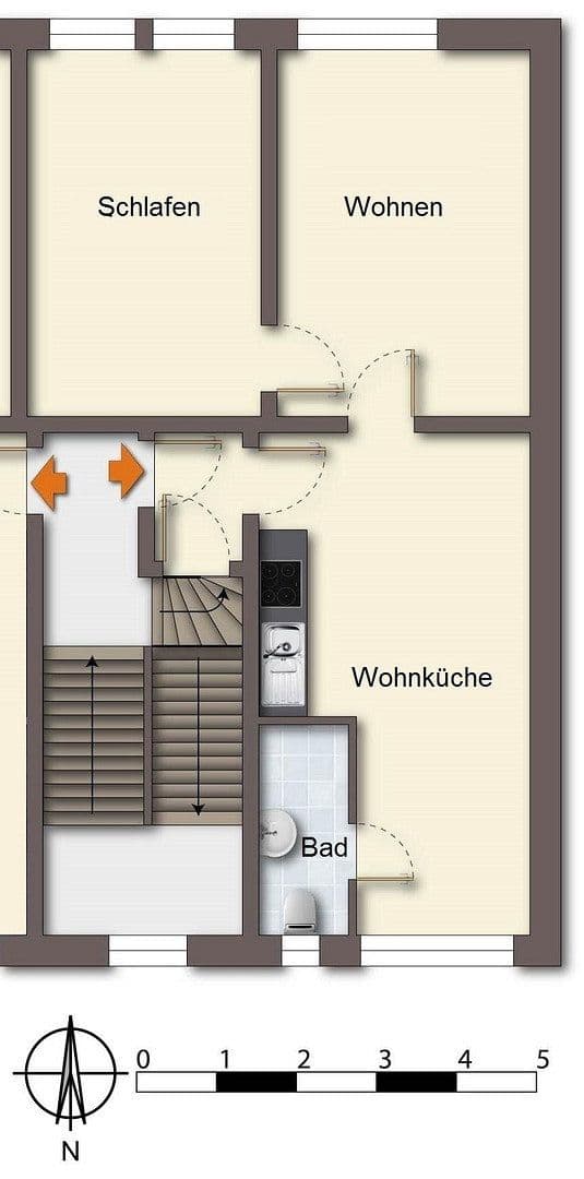 2 bedroom flat to rent, 41 m², Kanalstr. 64, Leverkusen, North Rhine-Westphalia 2 bedroom flat to rent, 41 m², Kanalstr. 64, Leverkusen, North Rhine-Westphalia