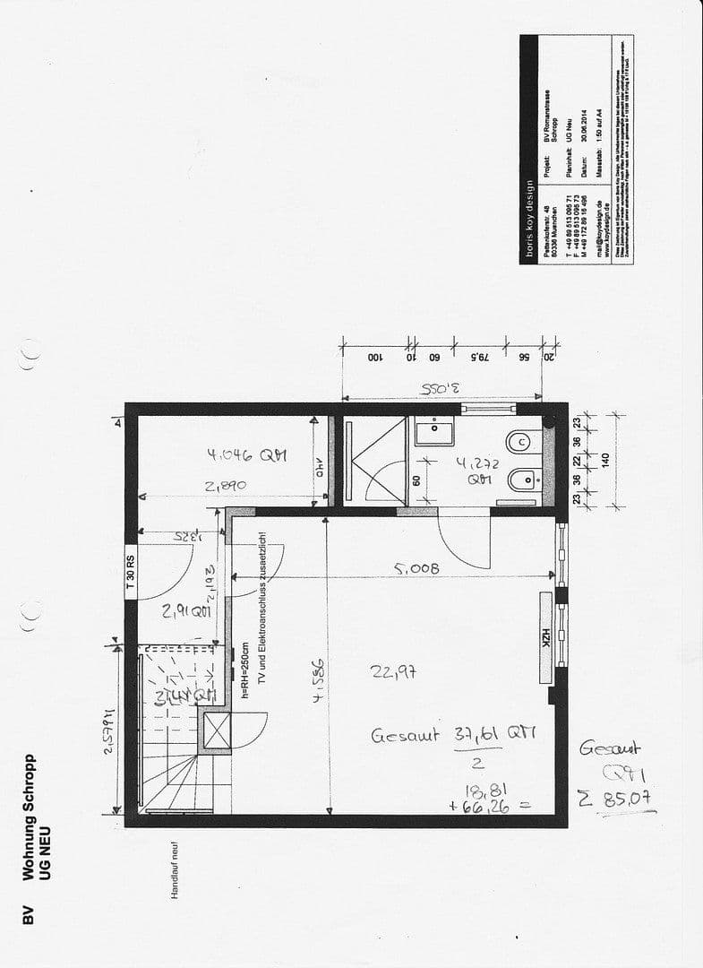 3 bedroom flat for sale, 81 m², Romanstr, München, Bavaria 3 bedroom flat for sale, 81 m², Romanstr, München, Bavaria