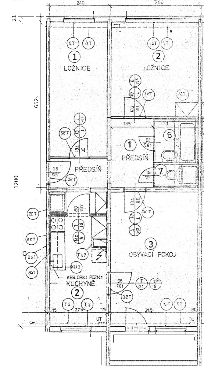 3 bedroom flat for sale, 70 m², Valentova, Prague, Prague 3 bedroom flat for sale, 70 m², Valentova, Prague, Prague
