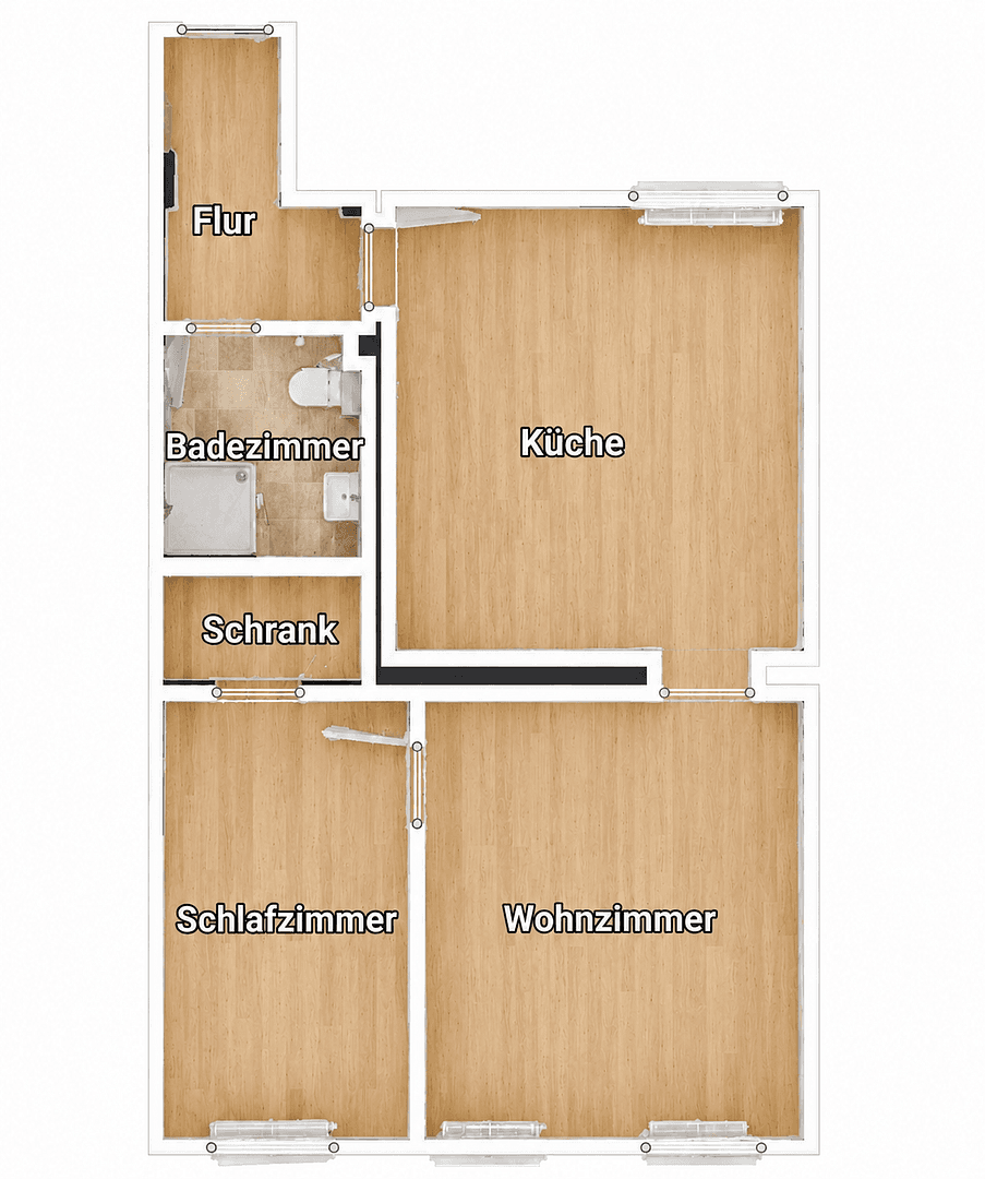 1 bedroom with open-plan kitchen flat to rent, 65 m², Alter deutscher Ring 35, Krefeld, North Rhine-Westphalia 1 bedroom with open-plan kitchen flat to rent, 65 m², Alter deutscher Ring 35, Krefeld, North Rhine-Westphalia