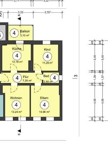 3 bedroom flat to rent, 64 m², Kaakstraße 21, Wilhelmshaven, Lower Saxony 3 bedroom flat to rent, 64 m², Kaakstraße 21, Wilhelmshaven, Lower Saxony