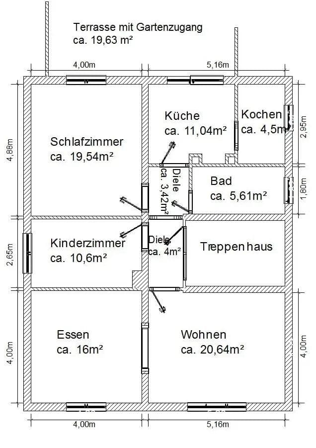 2 bedroom with open-plan kitchen flat to rent, 102 m², Sudetendeutschestr. 21, Hanau, Hesse 2 bedroom with open-plan kitchen flat to rent, 102 m², Sudetendeutschestr. 21, Hanau, Hesse