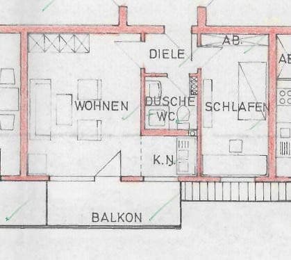 2 bedroom flat to rent, 39 m², Münster, North Rhine-Westphalia 2 bedroom flat to rent, 39 m², Münster, North Rhine-Westphalia