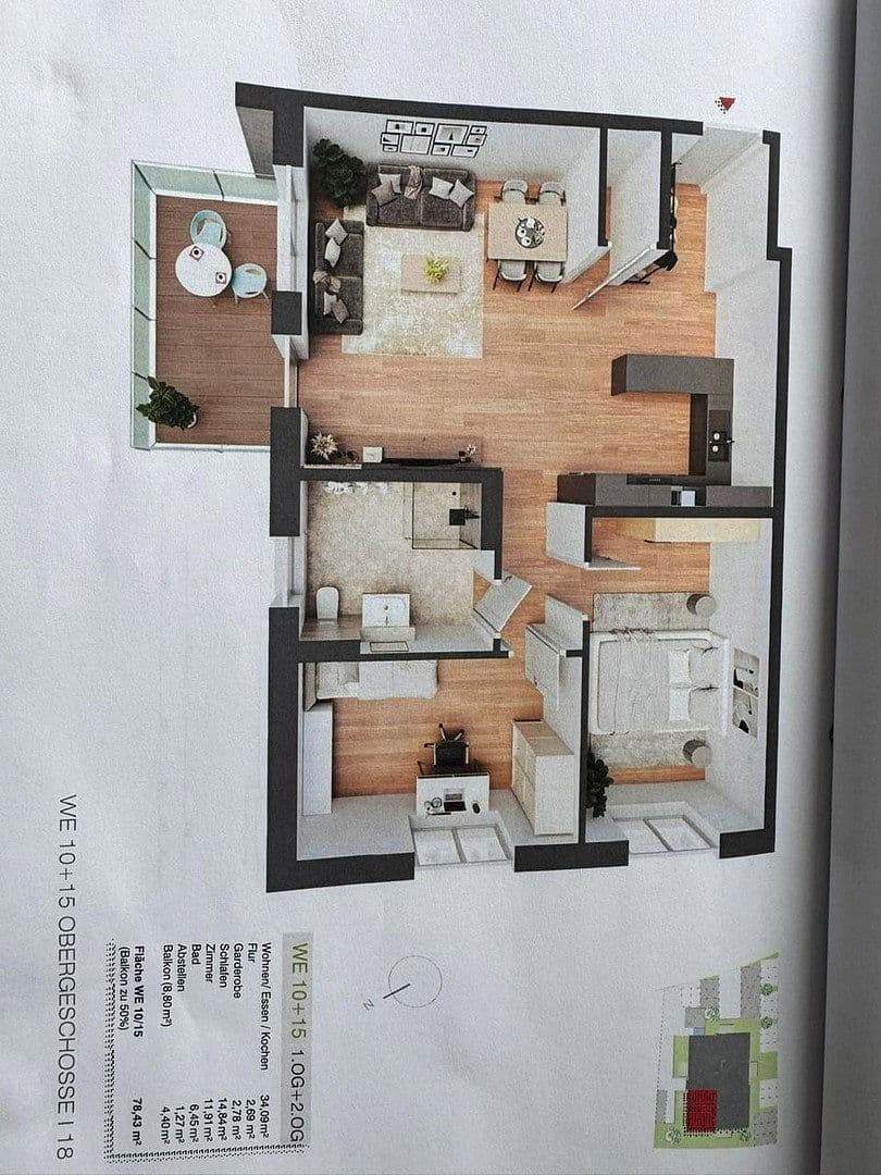 3 bedroom flat to rent, 79 m², Amlingstadter Str. 21, Hirschaid, Bavaria 3 bedroom flat to rent, 79 m², Amlingstadter Str. 21, Hirschaid, Bavaria