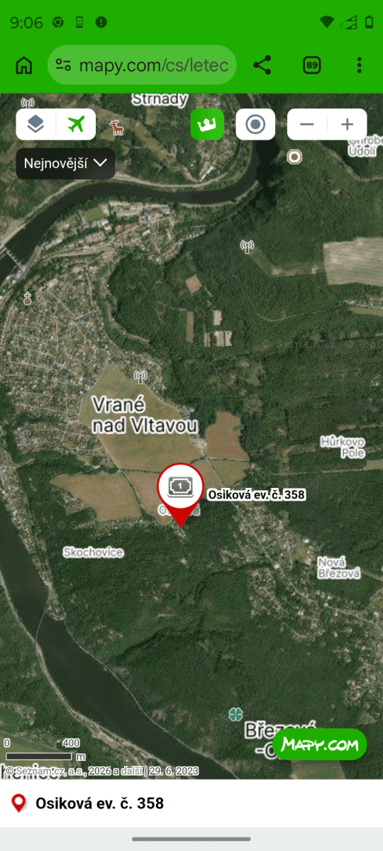 recreational property for sale, 408 m², Osiková, Vrané nad Vltavou, Středočeský Region recreational property for sale, 408 m², Osiková, Vrané nad Vltavou, Středočeský Region