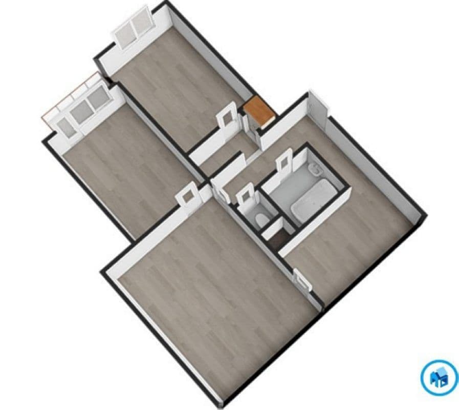 3 bedroom flat to rent, 71 m², F. S. Tůmy, Orlová, Moravskoslezský Region 3 bedroom flat to rent, 71 m², F. S. Tůmy, Orlová, Moravskoslezský Region