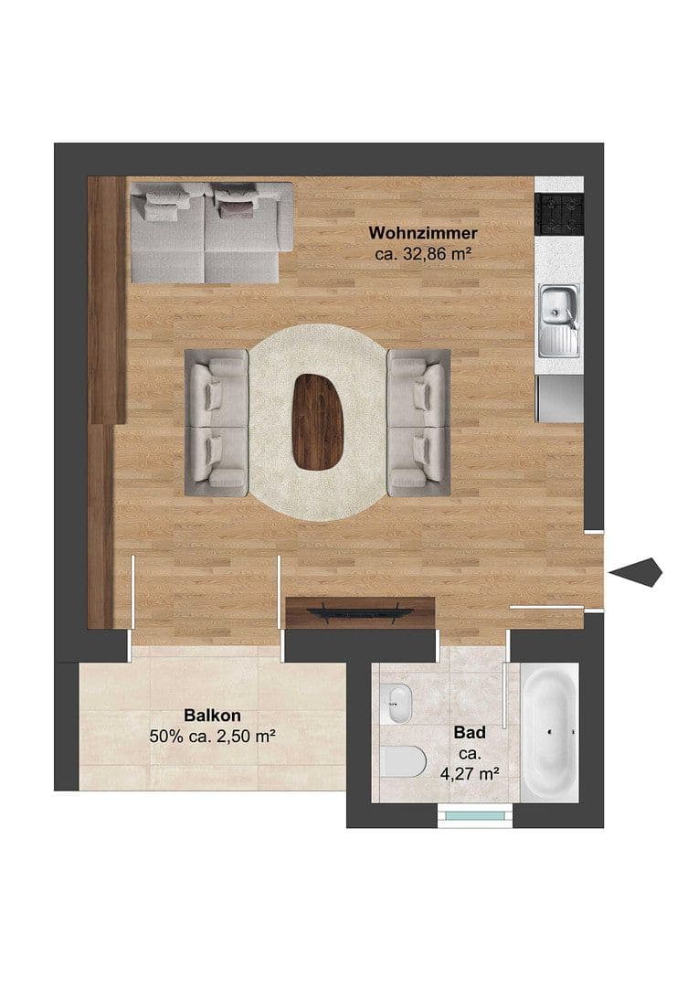 1 bedroom flat to rent, 37 m², Enggasse 29A, Offenbach an der Queich, Rhineland-Palatinate 1 bedroom flat to rent, 37 m², Enggasse 29A, Offenbach an der Queich, Rhineland-Palatinate