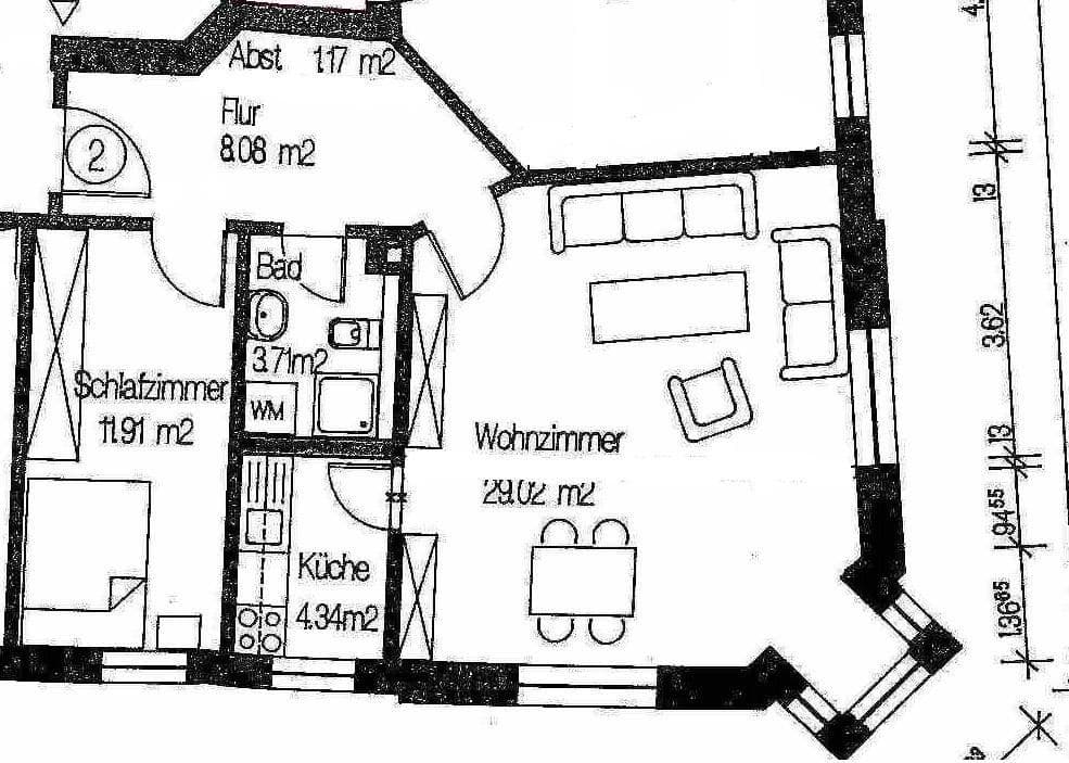 2 bedroom flat to rent, 56 m², Conrad Clauß Straße 20, Hohenstein-Ernstthal, Saxony 2 bedroom flat to rent, 56 m², Conrad Clauß Straße 20, Hohenstein-Ernstthal, Saxony