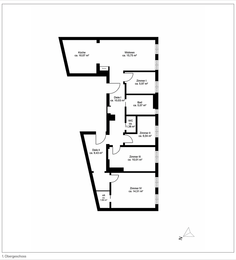5 bedroom flat for sale, 90 m², Hessstraße 82, München, Bavaria 5 bedroom flat for sale, 90 m², Hessstraße 82, München, Bavaria