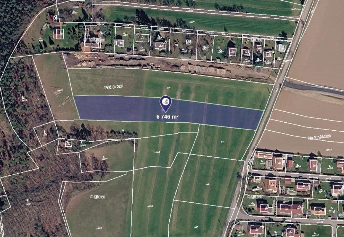 plot for sale, 6,746 m², Hrusice, Středočeský Region plot for sale, 6,746 m², Hrusice, Středočeský Region