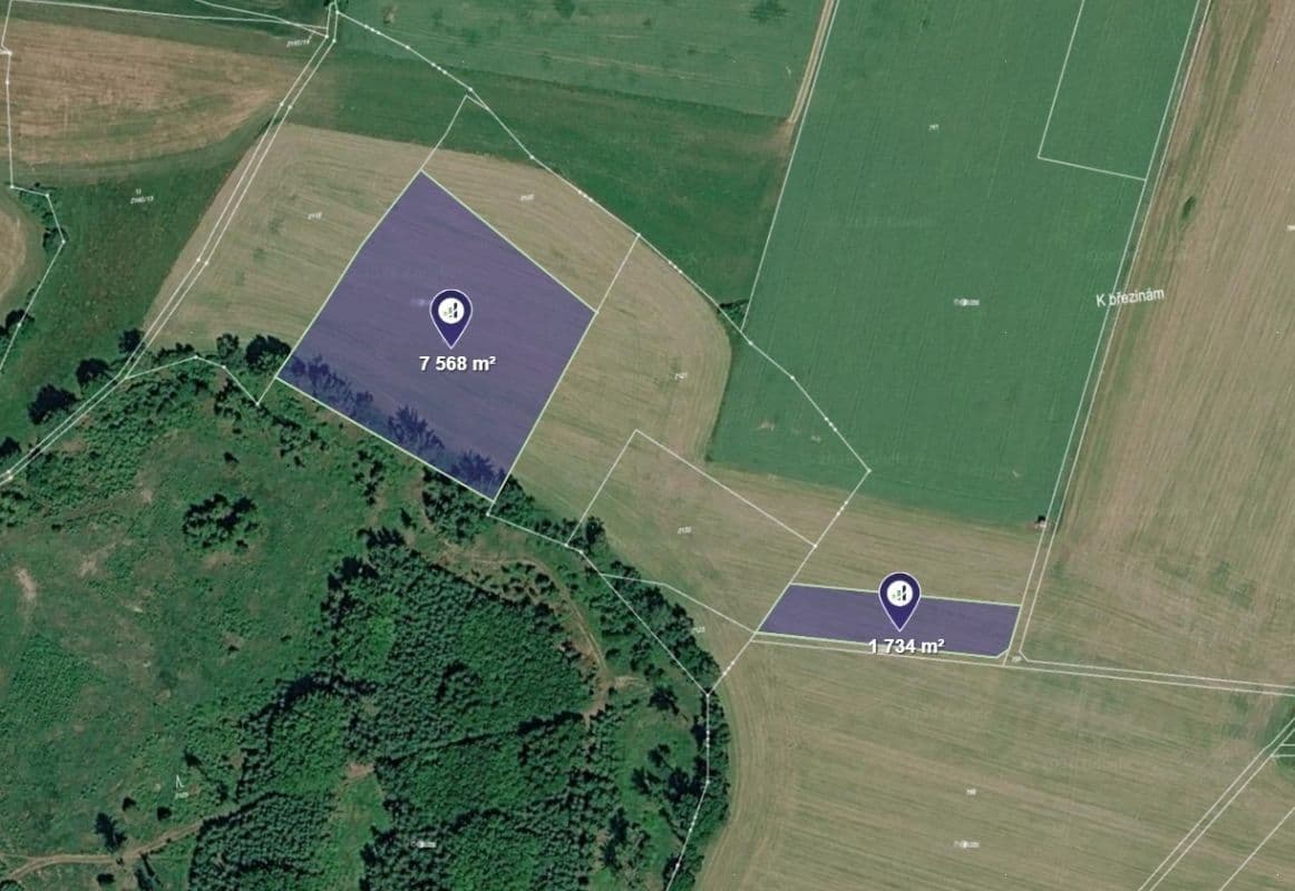 plot for sale, 21,890 m², Olešná, Vysočina Region plot for sale, 21,890 m², Olešná, Vysočina Region