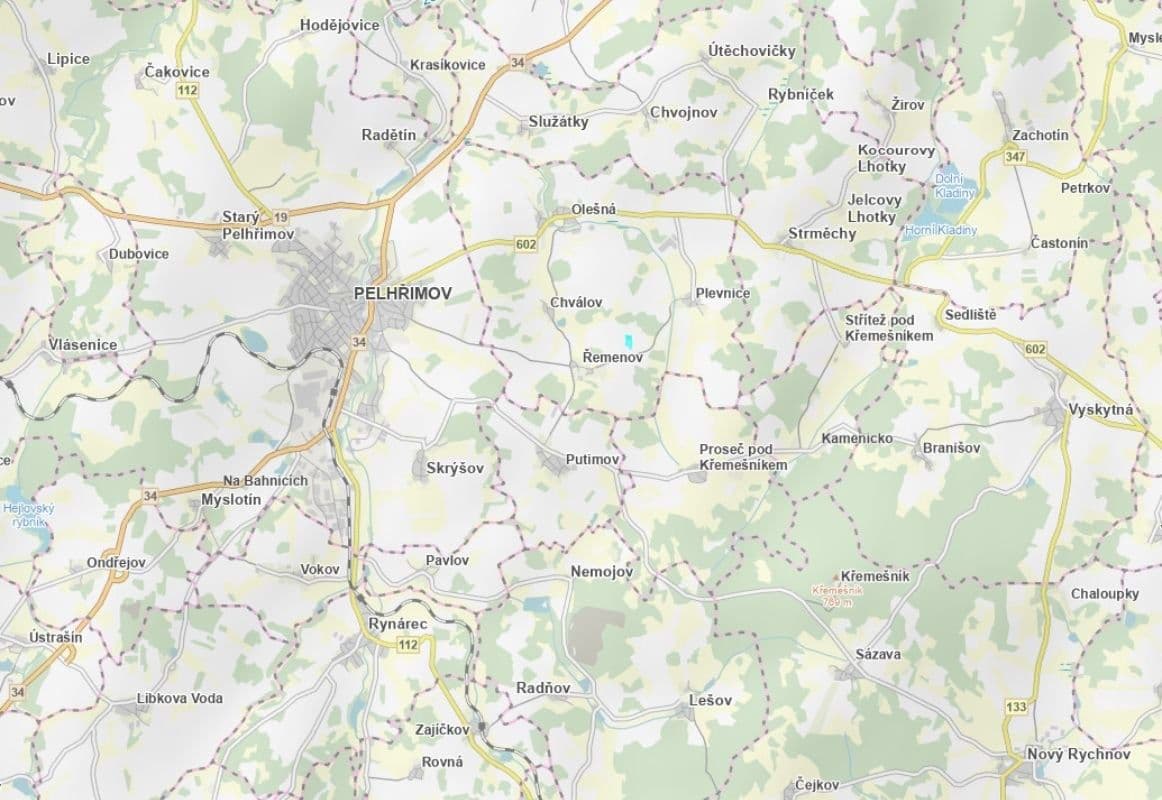 plot for sale, 21,890 m², Olešná, Vysočina Region plot for sale, 21,890 m², Olešná, Vysočina Region