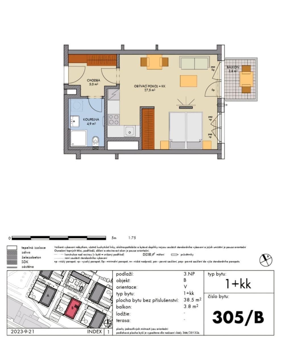 Studio flat for sale, 41 m², Nádražní, Kralupy nad Vltavou, Středočeský Region Studio flat for sale, 41 m², Nádražní, Kralupy nad Vltavou, Středočeský Region