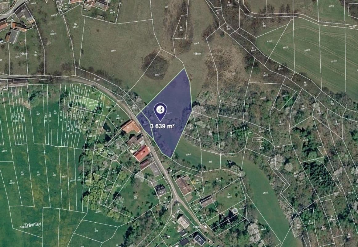 plot for sale, 6,229 m², Nadějkov, Jihočeský Region plot for sale, 6,229 m², Nadějkov, Jihočeský Region