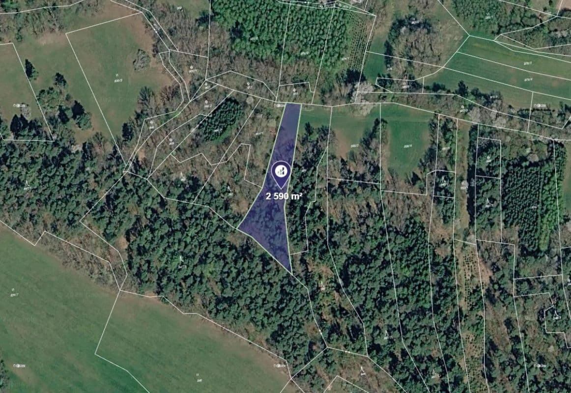 plot for sale, 6,229 m², Nadějkov, Jihočeský Region plot for sale, 6,229 m², Nadějkov, Jihočeský Region