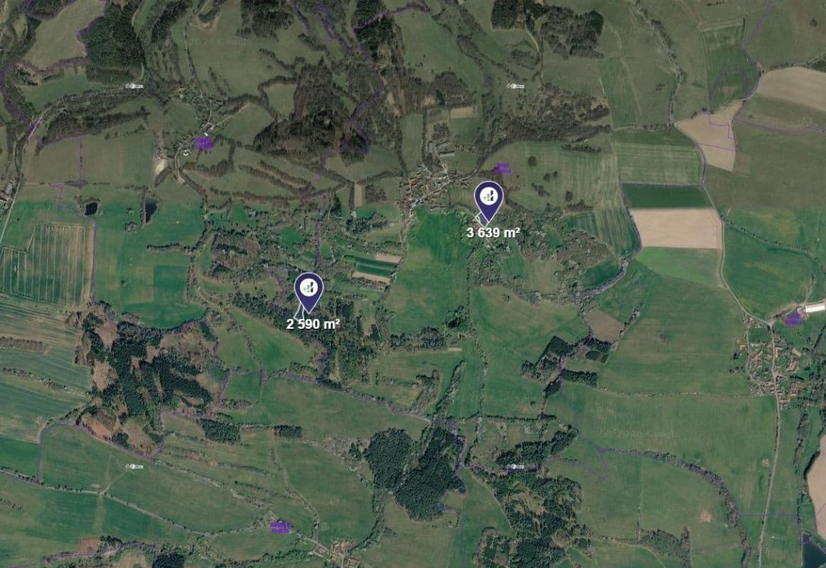 plot for sale, 6,229 m², Nadějkov, Jihočeský Region plot for sale, 6,229 m², Nadějkov, Jihočeský Region