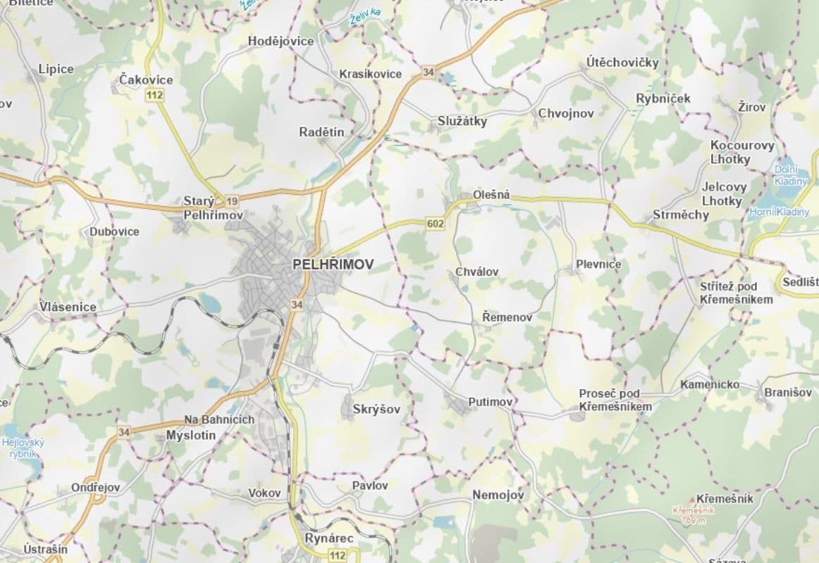 plot for sale, 9,302 m², Pelhřimov, Vysočina Region plot for sale, 9,302 m², Pelhřimov, Vysočina Region