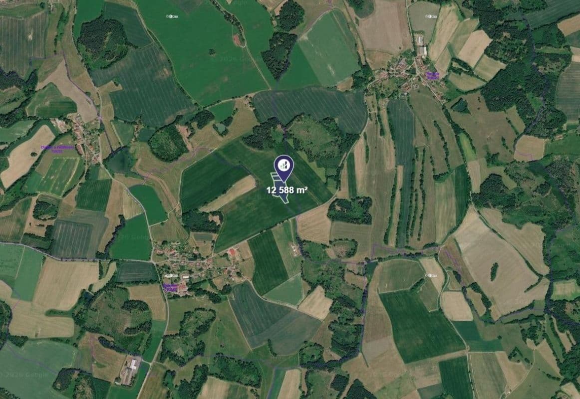 plot for sale, 12,588 m², Olešná, Vysočina Region plot for sale, 12,588 m², Olešná, Vysočina Region