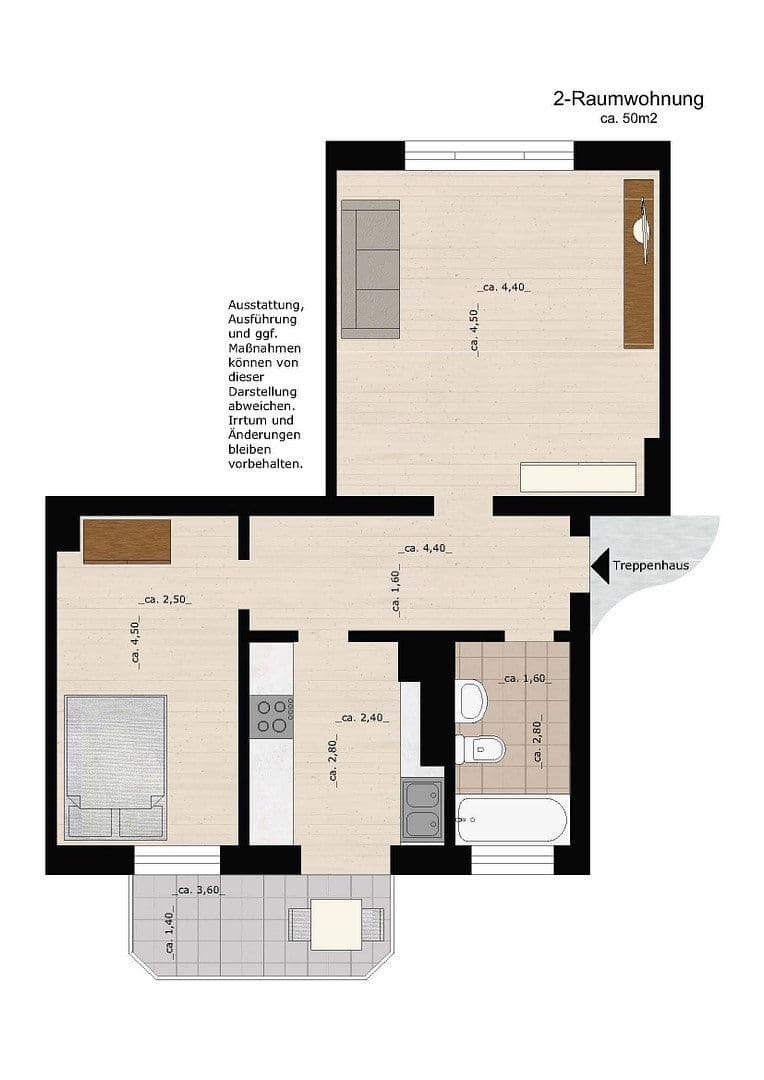 2 bedroom flat to rent, 51 m², Amalienstraße 124, Dessau-Roßlau, Saxony-Anhalt 2 bedroom flat to rent, 51 m², Amalienstraße 124, Dessau-Roßlau, Saxony-Anhalt
