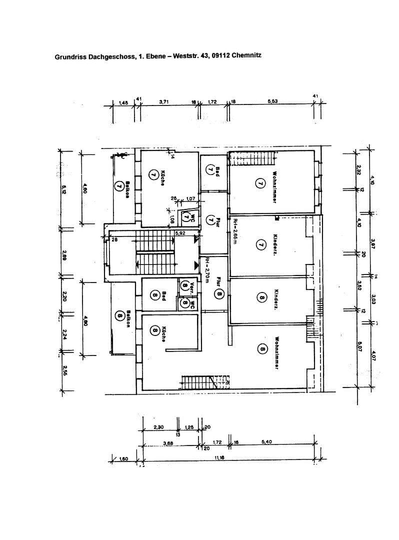 2 bedroom with open-plan kitchen flat to rent, 95 m², Weststr. 43, Chemnitz, Saxony 2 bedroom with open-plan kitchen flat to rent, 95 m², Weststr. 43, Chemnitz, Saxony