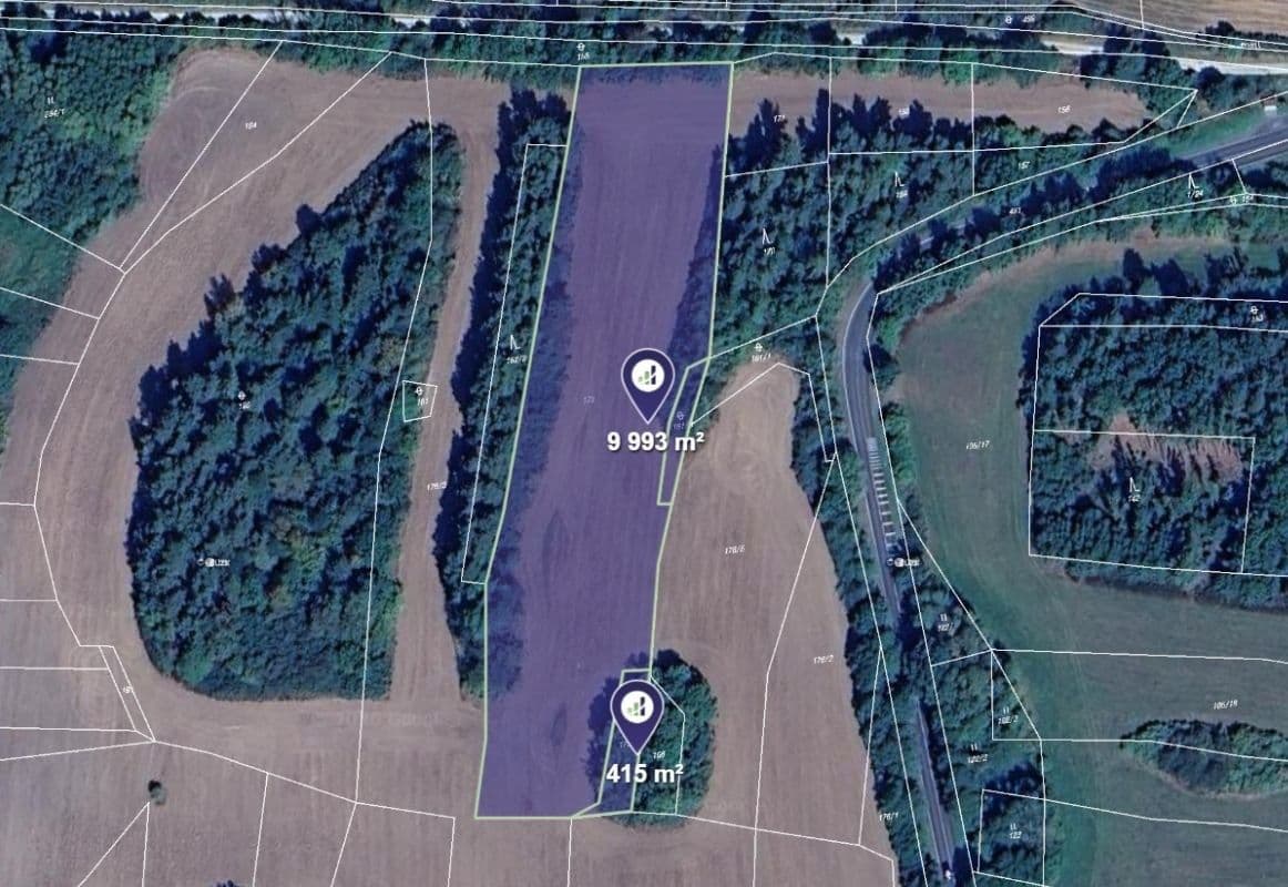 plot for sale, 10,408 m², Chanovice, Plzeňský Region plot for sale, 10,408 m², Chanovice, Plzeňský Region