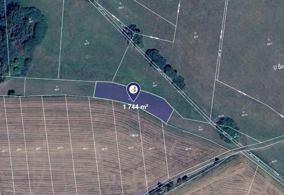 plot for sale, 1,744 m², Chanovice, Plzeňský Region plot for sale, 1,744 m², Chanovice, Plzeňský Region