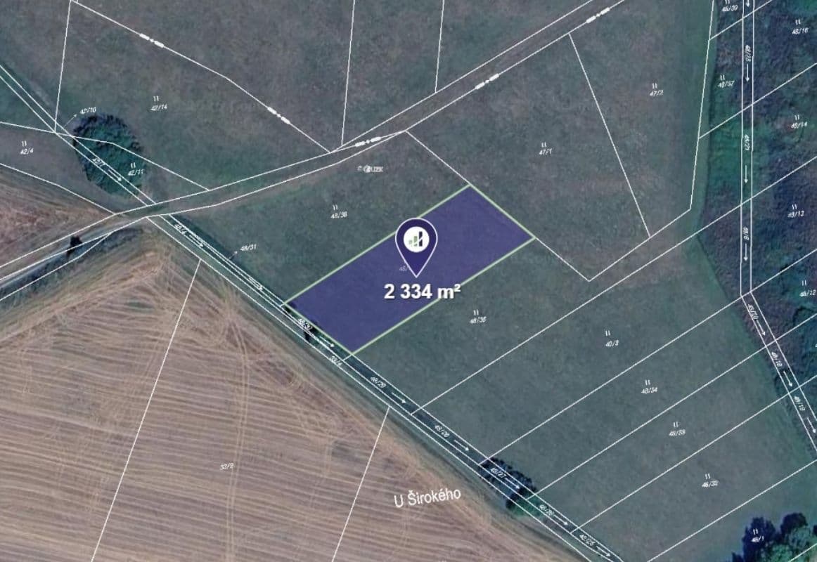 plot for sale, 2,464 m², Chanovice, Plzeňský Region plot for sale, 2,464 m², Chanovice, Plzeňský Region