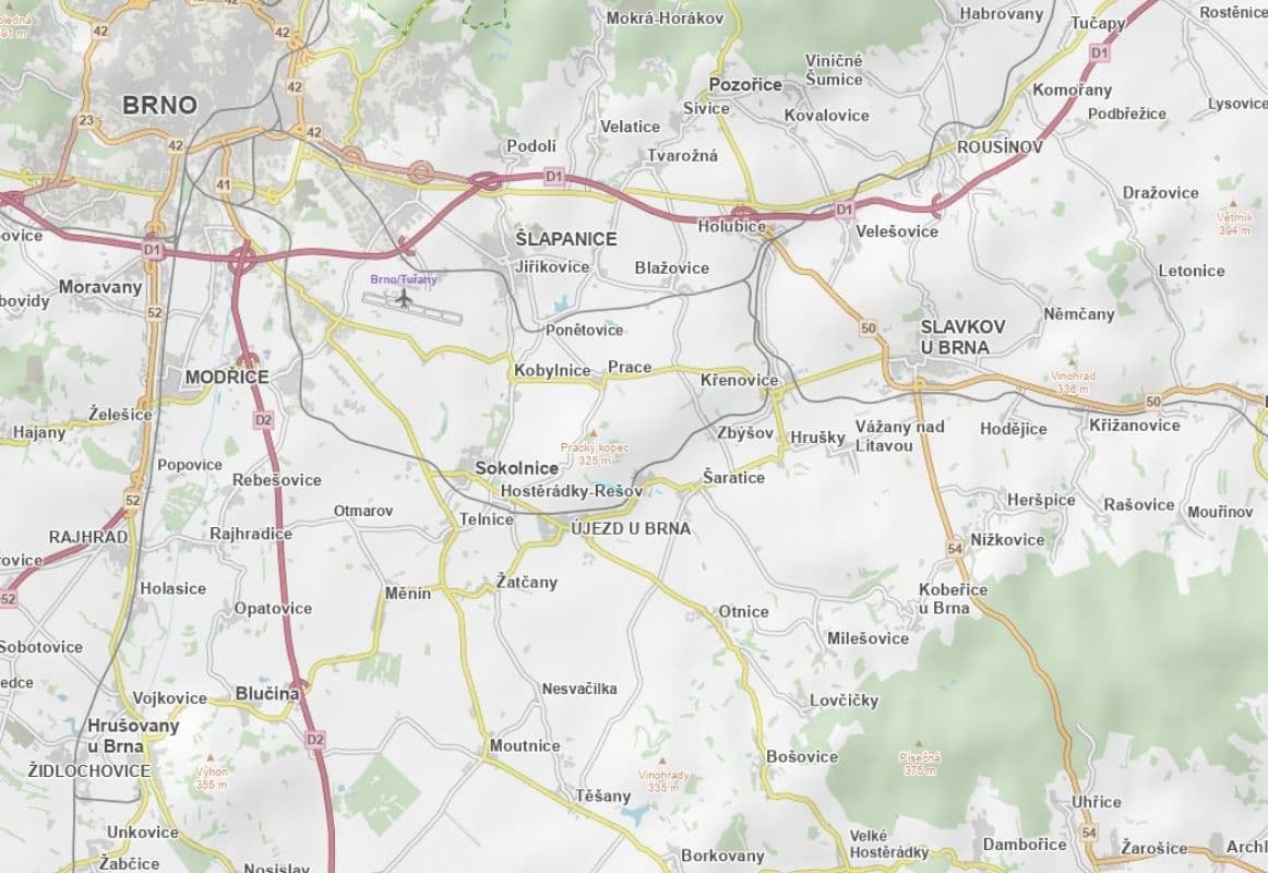 plot for sale, 3,498 m², Hostěrádky-Rešov, Jihomoravský Region plot for sale, 3,498 m², Hostěrádky-Rešov, Jihomoravský Region