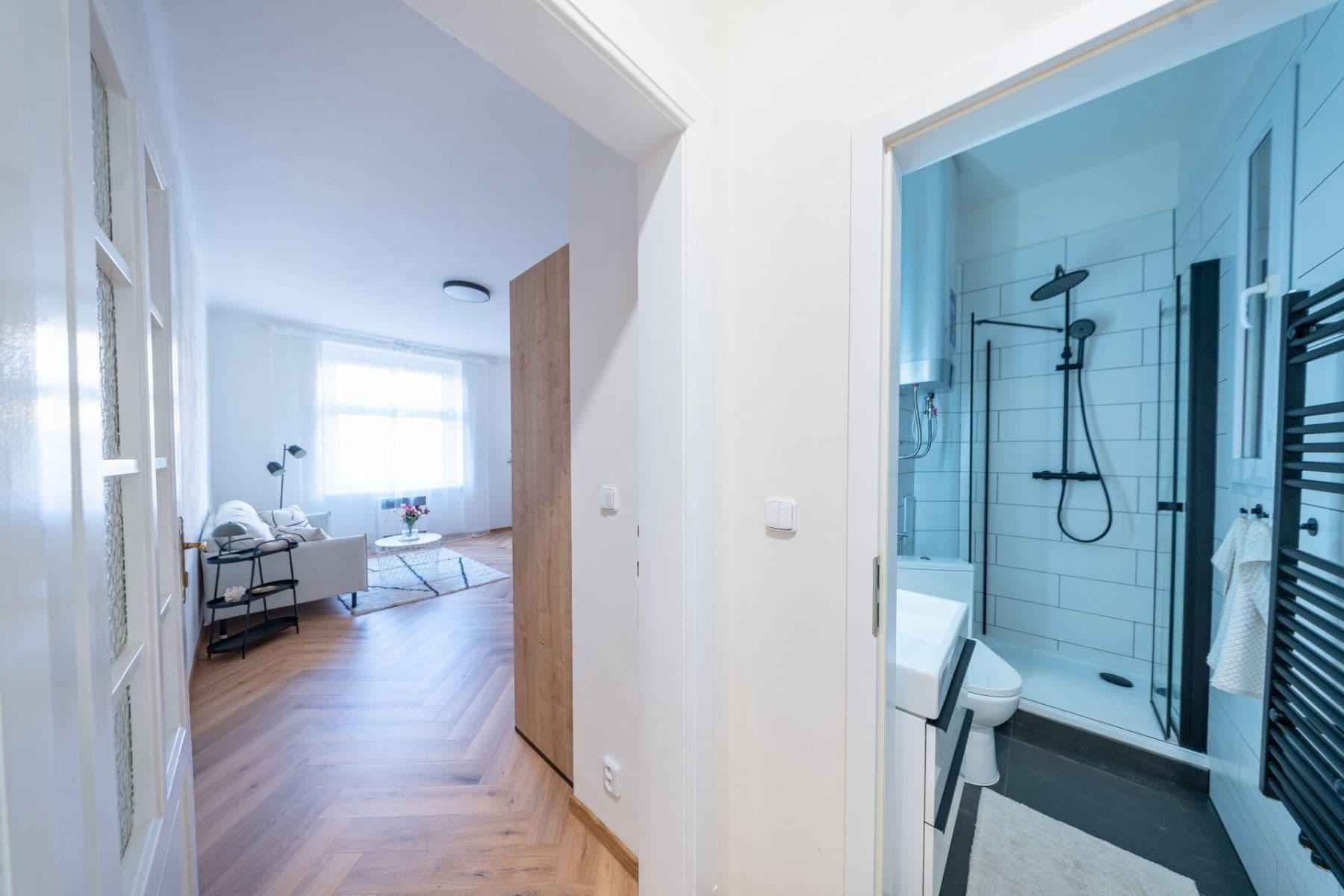 1 bedroom with open-plan kitchen flat to rent, 50 m², Jaromírova, Prague, Prague 1 bedroom with open-plan kitchen flat to rent, 50 m², Jaromírova, Prague, Prague