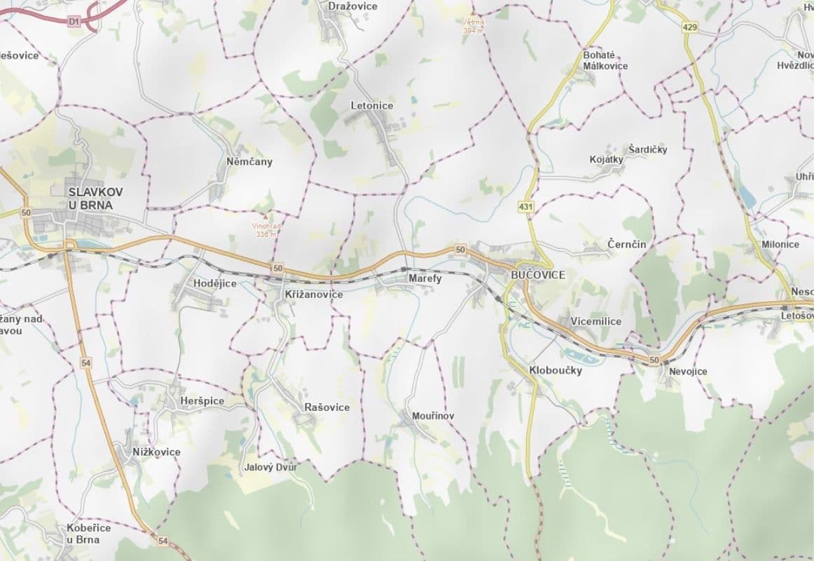 plot for sale, 6,982 m², Bučovice, Jihomoravský Region plot for sale, 6,982 m², Bučovice, Jihomoravský Region